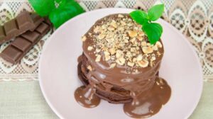Read more about the article Σουπερ σοκολατενια pancake χωρις αυγα και βουτυρο!!!